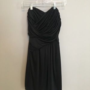 black prom dress with heart shaped neckline